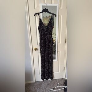 Elegant Black and White Women's Jumpsuit